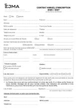 INSCRIPTIONS 2026-2027