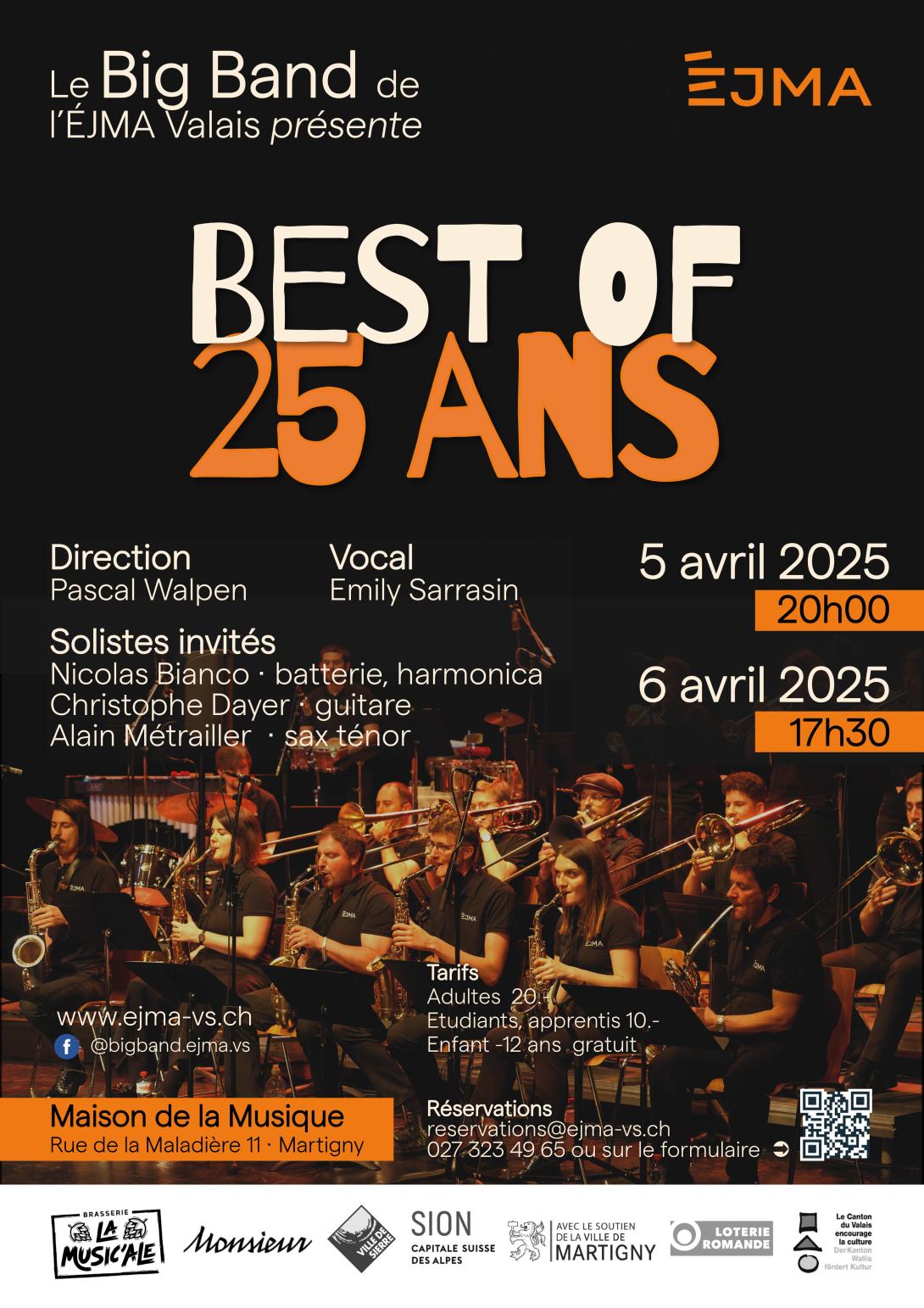 Concert anniversaire du Big Band