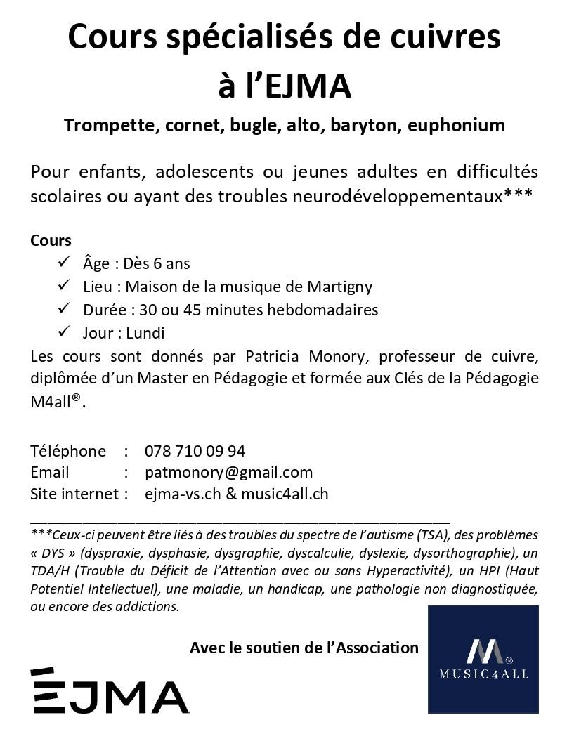 Nouveaux cours Music4all