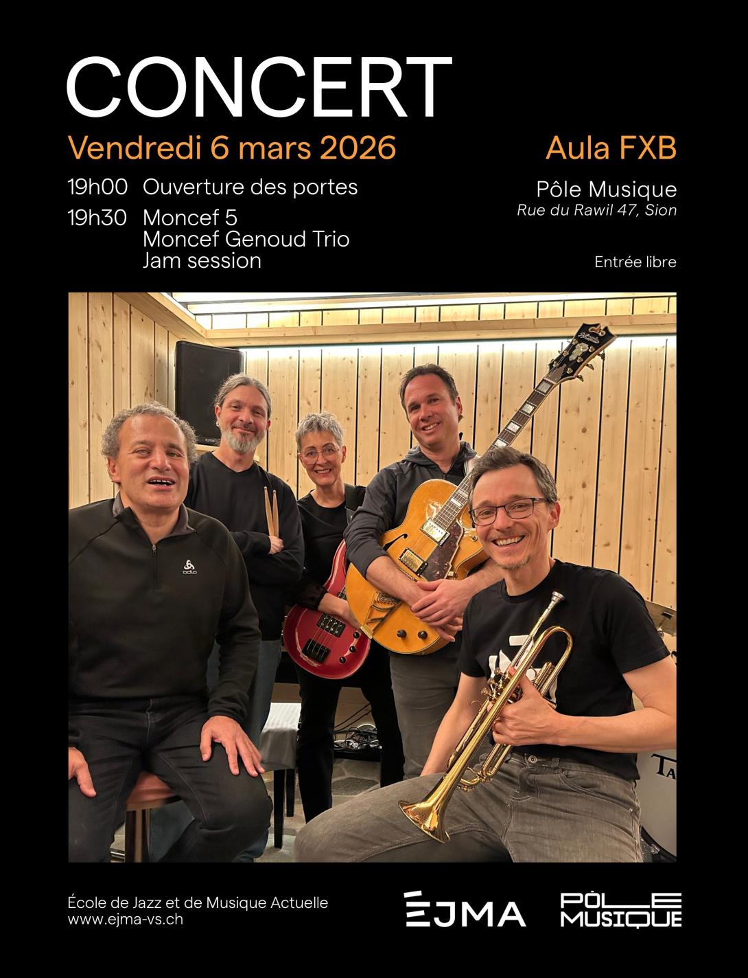 Moncef 5 et Moncef Genoud Trio